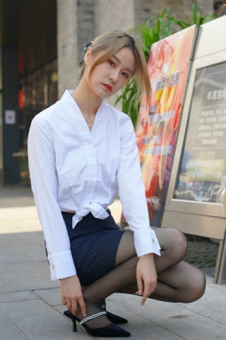 SPT2505-259-原创022-黑丝制服美女